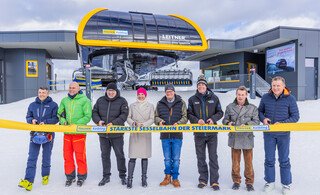 Feierlich eröffnet: Steiermarks stärkste Sesselbahn