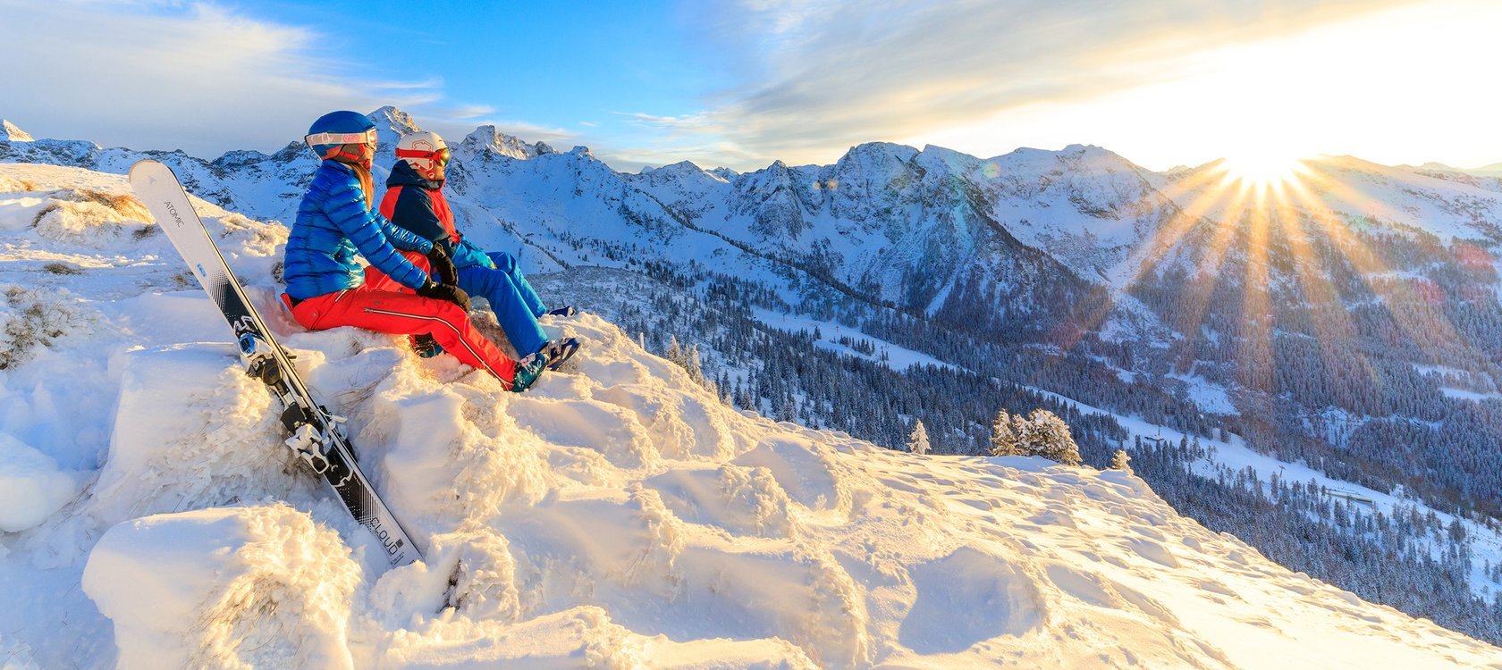 Skiing Hiking At Hauser Kaibling Schladming Dachstein