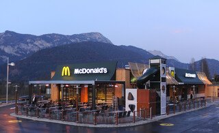 McDonalds direkt an der Hauser Kaibling Talstation!